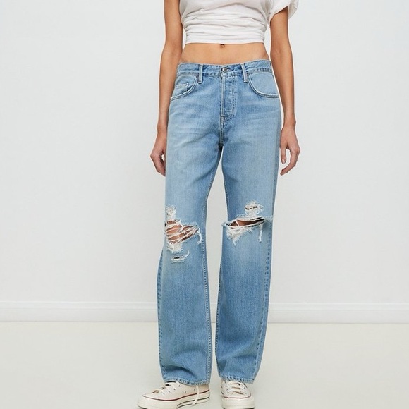 GRLFRND Denim - GRLFRND The Bella Low Rise Boyfriend Jeans